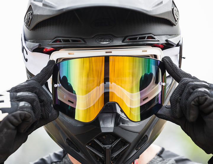bike helmet with goggles Tempest Goggles